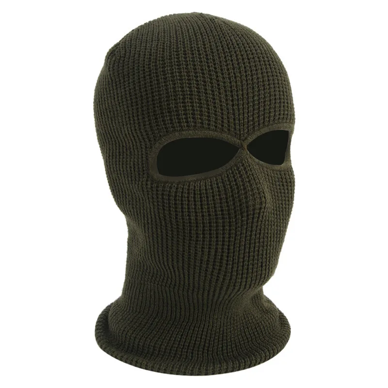 VEQSKING зимняя теплая ветрозащитная велосипедная маска для лица, защищающая от холода, для улицы, для всего лица, маска для походов, тренировочная маска, армейская тактическая маска - Цвет: Army Green