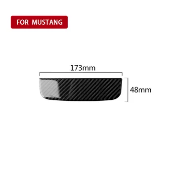 

Car Storage Trim Cover Auto Carbon Fiber Console For Ford Mustang 2015-2019