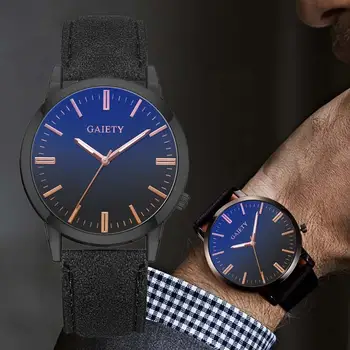 

Gaiety Brand Business Men's Watch Retro Design Leather Band Analog Quartz Wrist Watch Men's Watches Male Clock Relogio Masculino