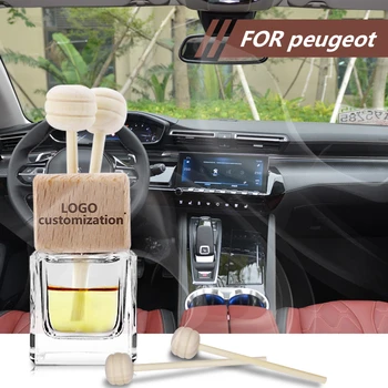 

Tcart new car styling accessories for peugeot 206 407 3008 207 307 308 508 interior Home personalise Tuyere perfume bottle logo
