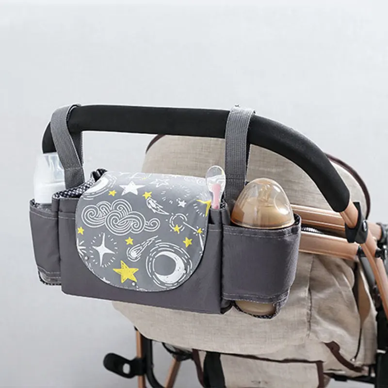 Baby Stroller Organizer Cup Holder Stroller Bag Baby Car Bag Trolley Bag Large Capacity Travel Baby Stroller Accessories Baby Strollers expensive