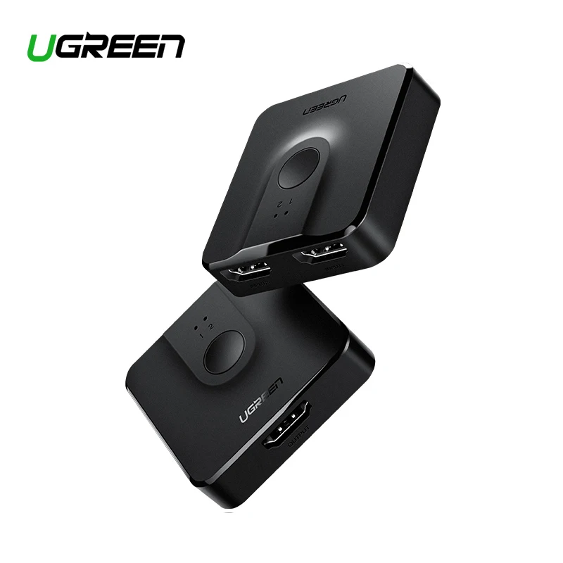 HDMI сплиттер Ugreen двухнаправленный 4K переключатель 1x2/2x1 адаптер выход 2 в 1