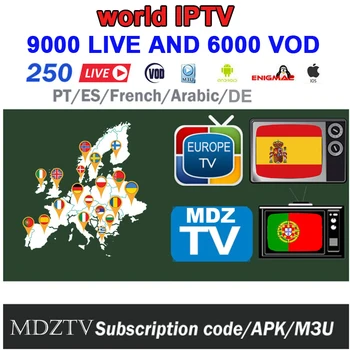 

Subscribe to 1/3/6 month World M3U Android IPTV 9000+live 3000+VOD for Europe UK Spain Portugal France Enigma2 Smart TV VLC IPTV
