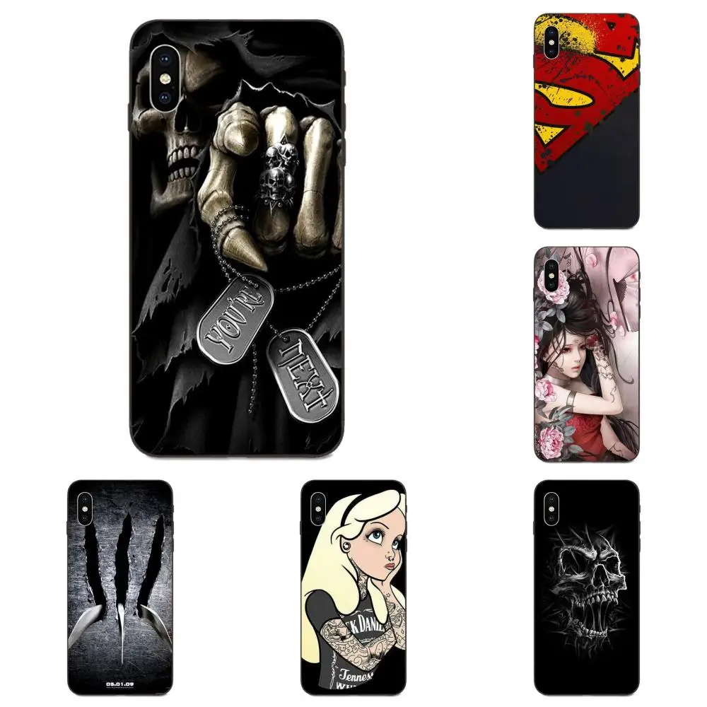 Тонкий силиконовый чехол для Galaxy A10S A20S A2 Core A30S A40S A50S A70S A90 5G M10 M30S M40 Note 10 Plus Hero Skulls |