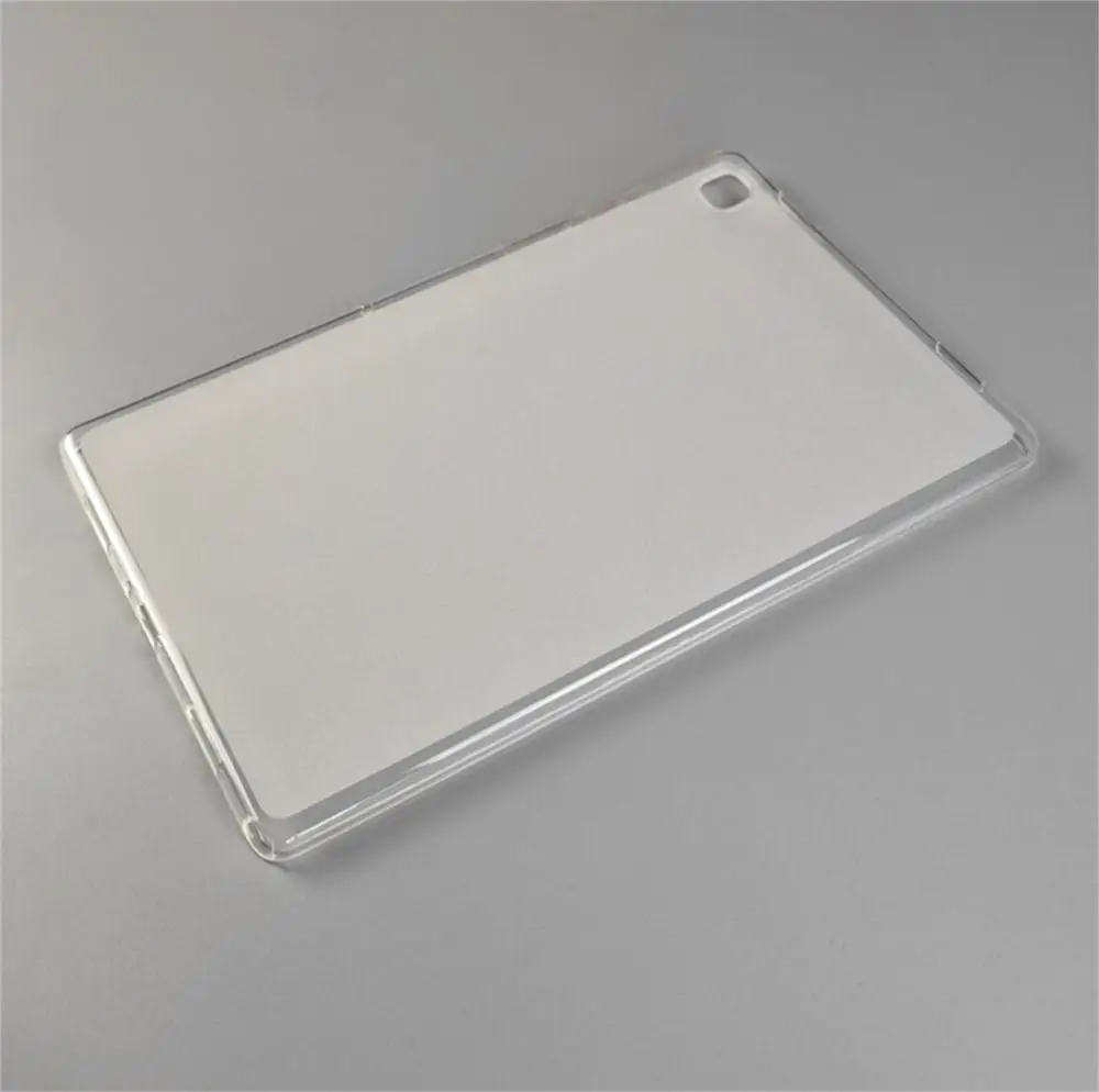 Clear TPU Shockproof Tablet Back Cover - Transparent Soft Case