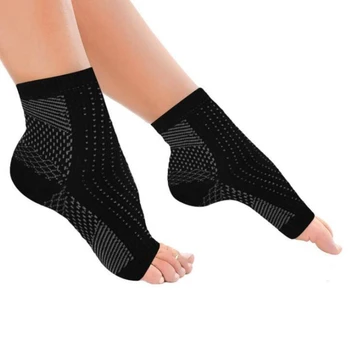 Enkel Open Teen Compressie Sport Sokken Voet Ondersteuning Anti-vermoeidheid Compressie Foot Protector Enkel Sport Verpleging