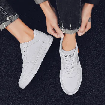 

New Men's Running Shoes Breathable Lace Up Sneakers Hiking Shoes Zapatos Outdoor Casual Shoes Canvas sneakers men's casual shoes