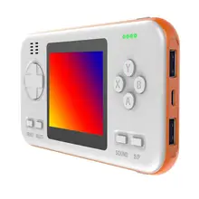 Мини Ретро портативная игровая консоль 416 игр+ мобильный телефон power Bank цветной экран портативная мини портативная игровая консоль