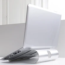 Besegad универсальная алюминиевая охлаждающая подставка для ноутбука кронштейн держатель планшета база для Apple Macbook Air Pro Chromebook все ноутбуки