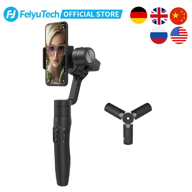 

FeiyuTech 2017 New FY-Vimbal C Gimbal Axis Handheld Gimbal Stabilizer For iPhone Series HUAWEI Samsung Mi 5 Ergonnmic Handle