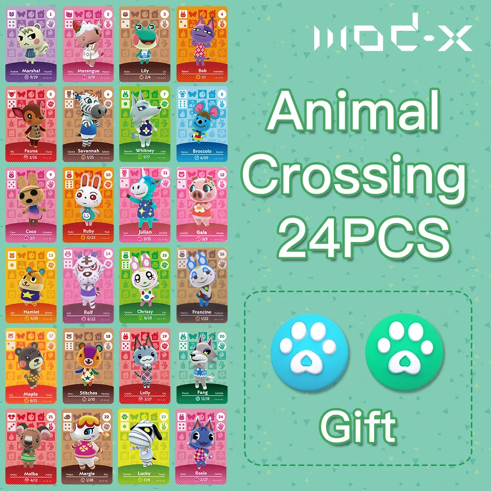 

1Unit Mod-X for Animal Crossing Amiibo Card for Nintendo Switch NS NX 3DS Animal Crossing New Horizons Welcome NCF Amiibo Card