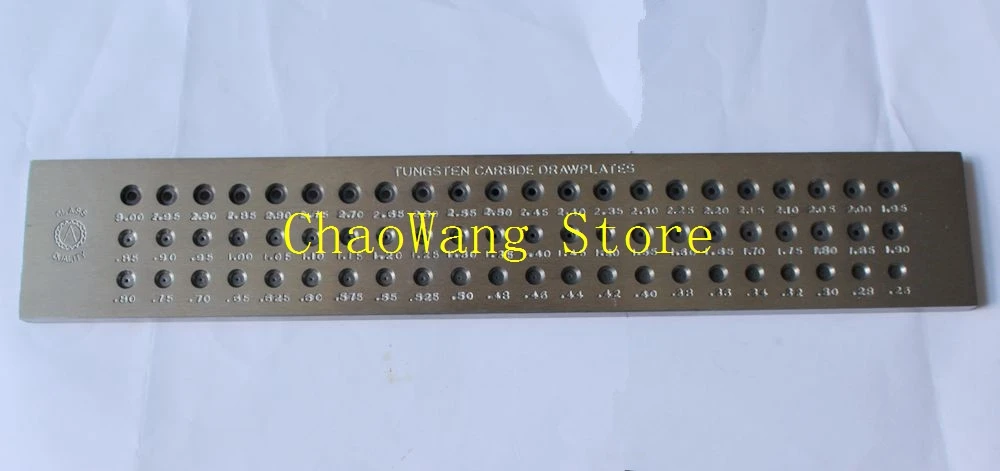 

0.26-3.0mm 66hole Round Drawplate Jewelry Making Drawplate
