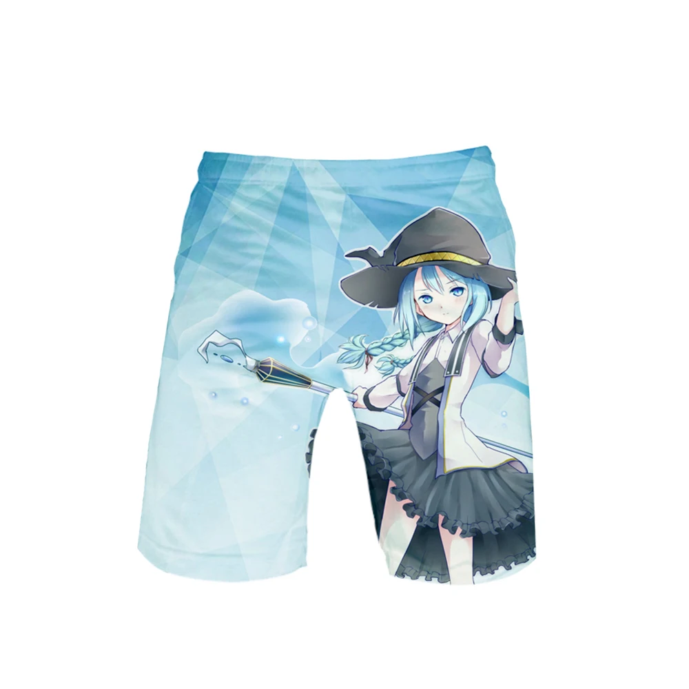 Mushoku tensei Printed 3D Beach Shorts Men Fashion Streetwear Shorts Hot Sale Harajuku Trendy Summer Wear