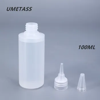 

UMETASS Durable Plastic Squeeze Bottles 100ML Leak-proof empty dropper bottle for Liquid,Oil,Color pigment hot sell