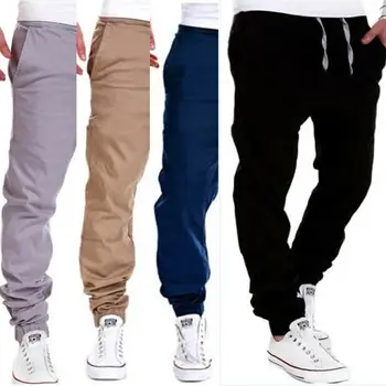 

Men's Sport Pants Long Trousers Tracksuit Fitness Workout Joggers Gym Sweatpants