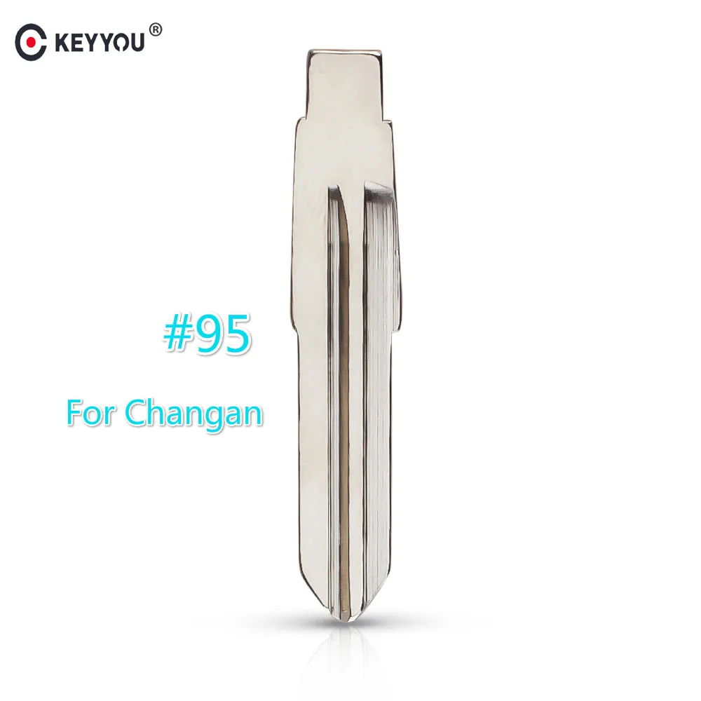 KEYYOU сменный Футляр для ключа автомобиля ключ лезвие CHANGAN BENGBENG мини № 95 пустой