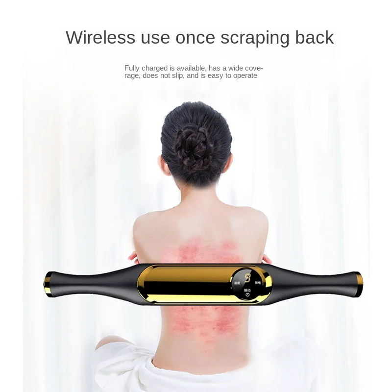 

Intelligent Vibration Health Rake Infrared Heating Microelectric Meridian Brush Rolling Massage Stick Device Health Harrow tools
