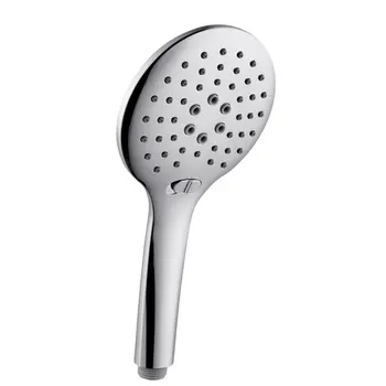 

Abs Plated Panel 3 Function Ultra-Thin Handheld Shower Head Powerful Flows Large Water Output Like Enjoy Spa 1 Pcs