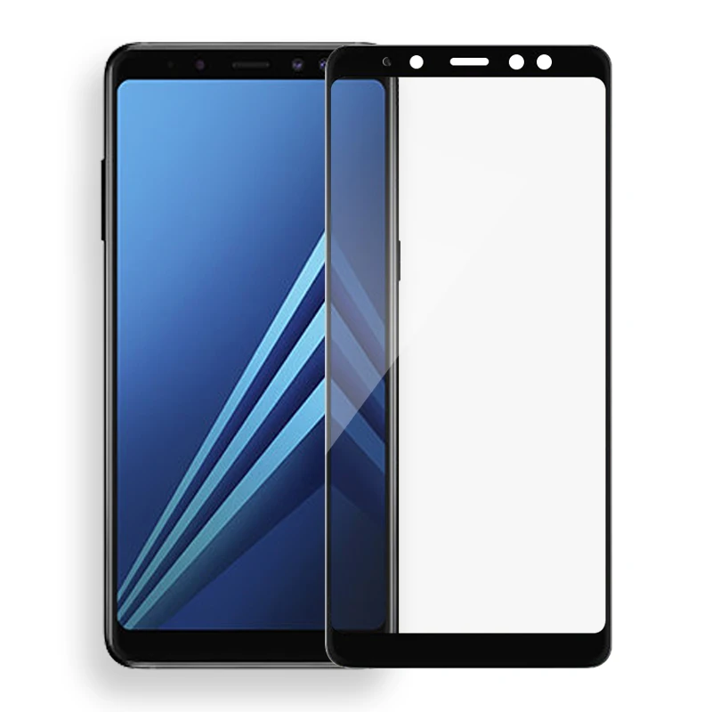 HD Full Cover Temperd Glass For Samsung Galaxy A6 plus 2016 A7 2017 A8 2018 A9 star Scratch-proof Screen Protector Safety Film | Мобильные