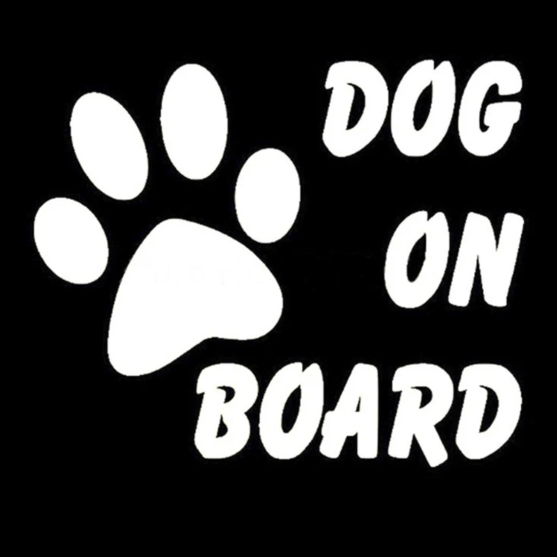 

Baby Pet Dog on Board Car Stylish Car Stickers Reflective Warning Sign Dacel