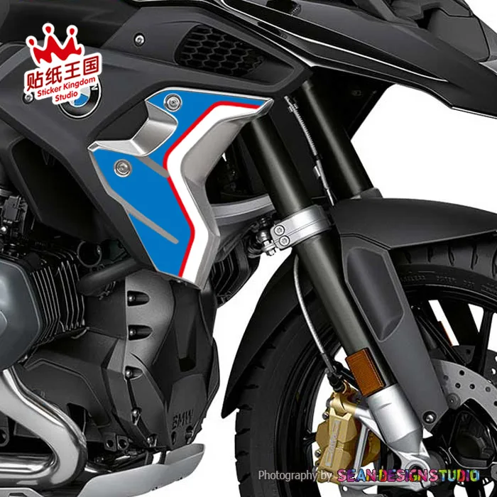 1 пара для BMW R1200GS R1250GS HP стиль охранники сбоку изделие наклейка Водонепроницаемый