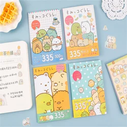 16 Sheets Kawaii Sticker Fresh Wind Book Writing Paper Notebook DIY Decoration Material Sticker Cute Japanese Stationery