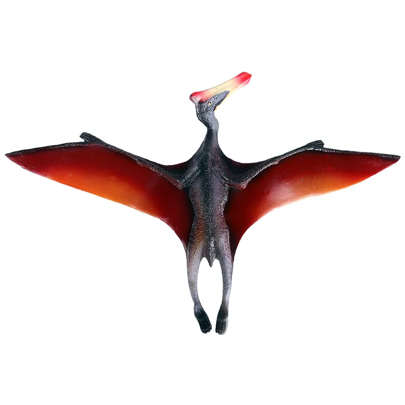 Детская однотонная модель, пластиковый динозавр, мир, модель Quetzalcoatlus, птеродактил, набор, птерозавр, игрушка, украшение