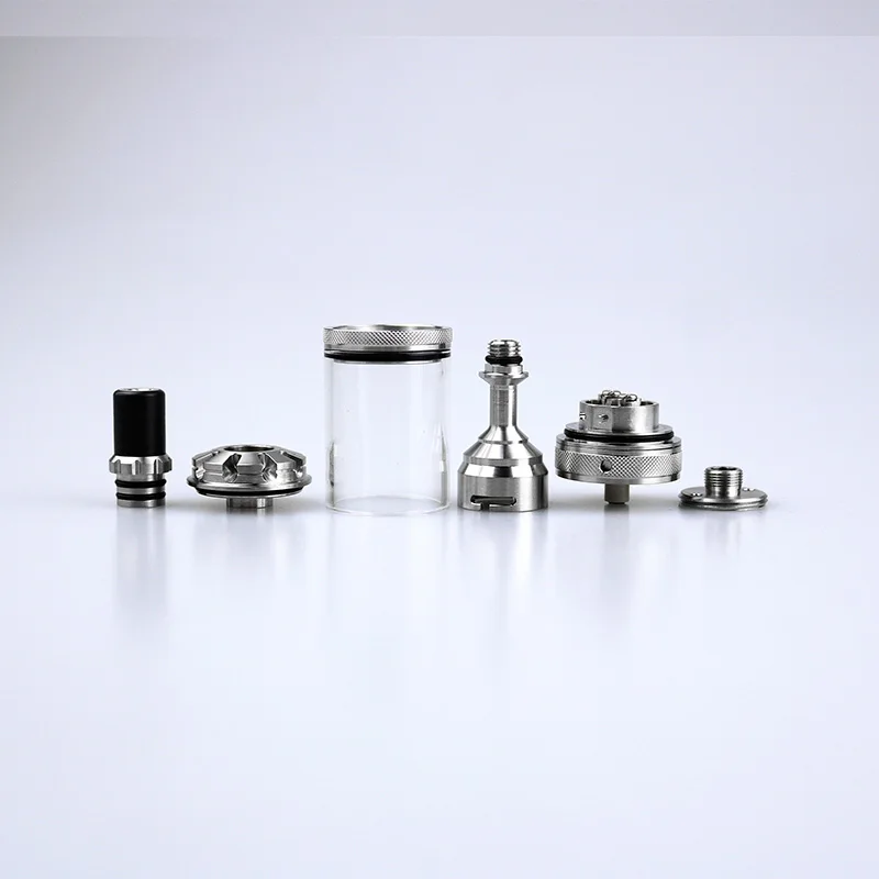 Технический атомайзер Millennium RTA дизайн листа SS материал с 3 колокольчиками 6