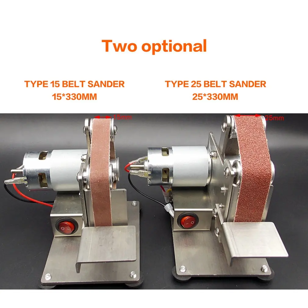 

Multifunctional Grinder Mini Electric Belt Sander Polishing Grinding Machine Cutter Edges Sharpener Belt Grinder Sanding Sale