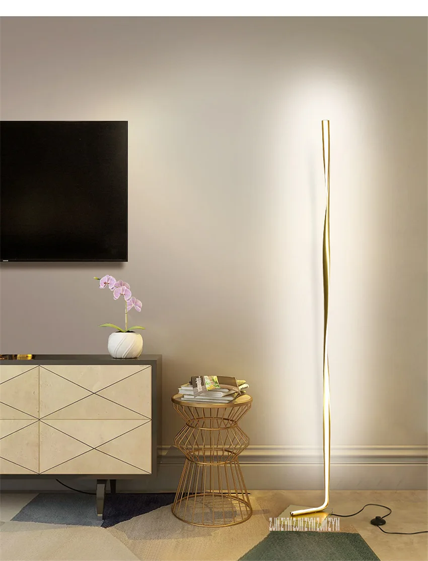 LY-061 одноцветная/Плавная диммируемая креативная Вертикальная светодиодная стандартная лампа для гостиной, прикроватной тумбы, кабинета, гостиной, торшер