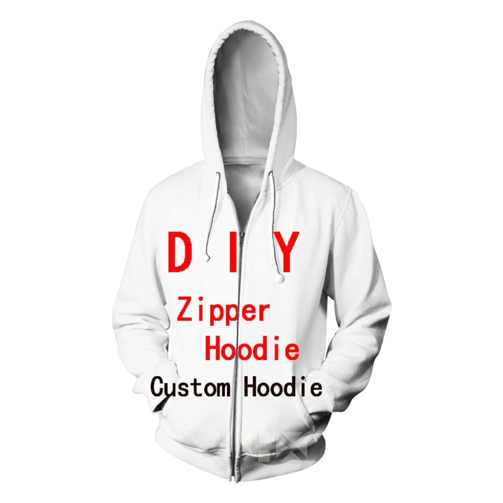

HX 3D Print DIY Personalized Design Zip Hoodie Men Women Own Image/Photo/Star/Singer/Anime Casual Zip Hoodie Casual Tops A195