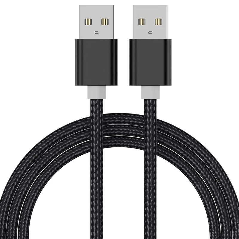 Kebiss Weave USB to USB Extension Cable Type A Male to Male USB Extender for Radiator Hard Disk Webcom Camera USB Cable Extens