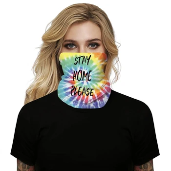 

Cycling 3D Tie Dye Scarf Digital Print Headscarf Outdoor Mountaineering Sunscreen Breathable Face Mask Magic Turban Climbing