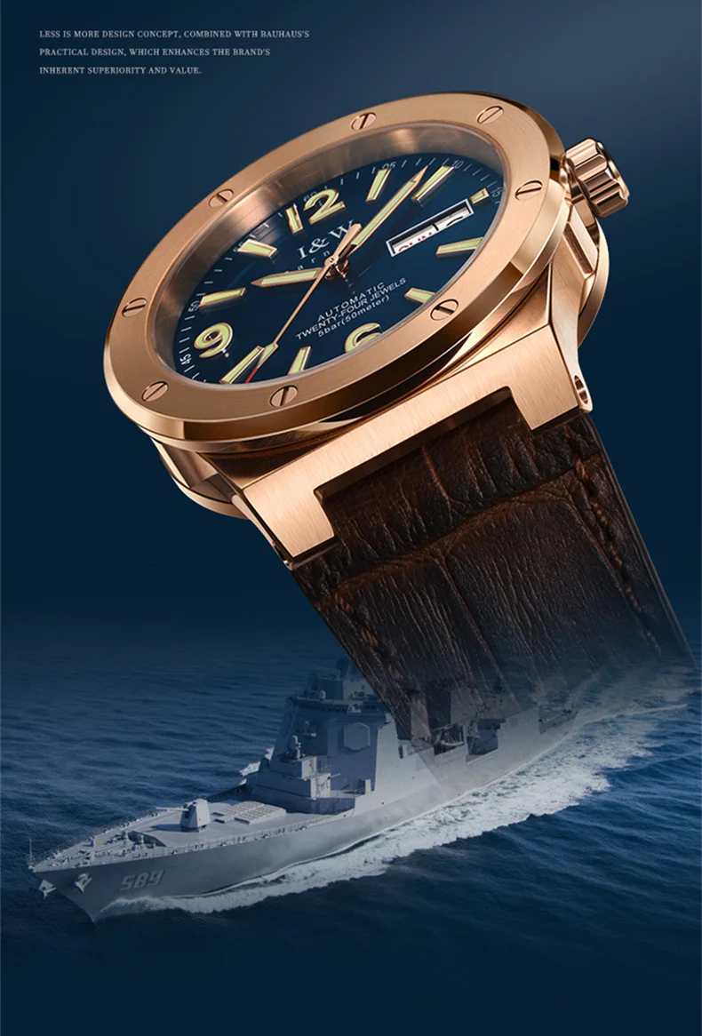 2021 New Switzerland IW Mechanical Watch For Men Luxury Brand Automatic Watches 50M Waterproof NH36A Reloj Hombre Luminous Sport