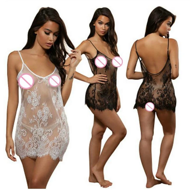 Женское кружевное белье 2020 сексуальное дамское ночное g-стринги Babydoll платье для