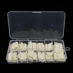 AliExpress 100 штук гвоздь наконечник ящик для хранения, маникюр коробка для ногтей коробка для ювелирных изделий прозрачная Толстая