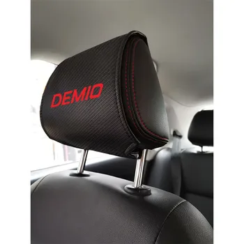 

1Pc Carbon Fiber Car Headrest Cover For Mazda Demio Anti-Dirty Seat Support Pad Protector Car Accessories Interior