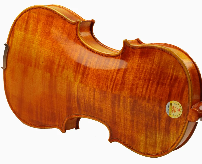 Капок скрипка V013, скрипка из цельного дерева ручной работы, блеск высококачественной скрипки, скрипка ручной работы, чехол с скрипой, бант канифоль