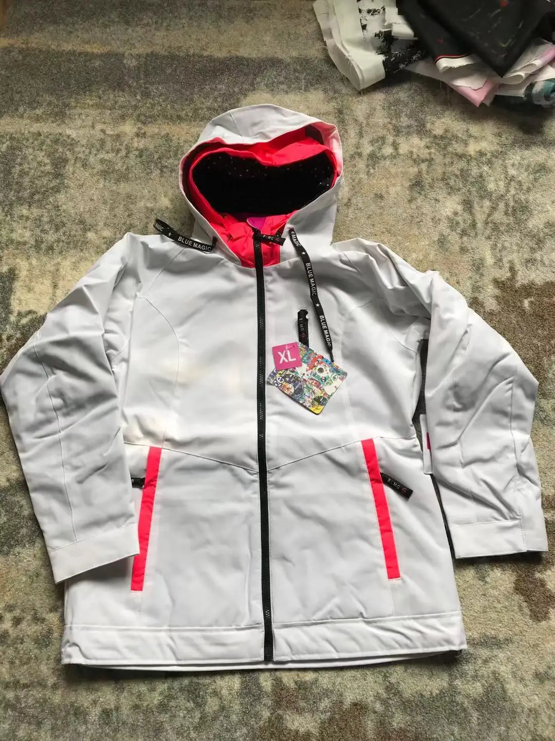 WHITE JKT Новое поступление, куртки для сноуборда bluemagic, женский лыжный костюм, зимние уличные Водонепроницаемые зимние костюмы, женская одежда, тонкое пальто, дышащая - Цвет: WHITE JKT