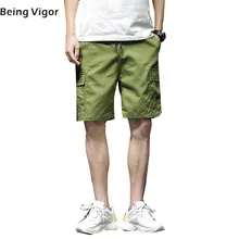 Мужские летние повседневные шорты длиной до колена с несколькими карманами для серфинга, боксер Brie, Брендовые мужские пляжные шорты, спортивные мужские шорты-Карго
