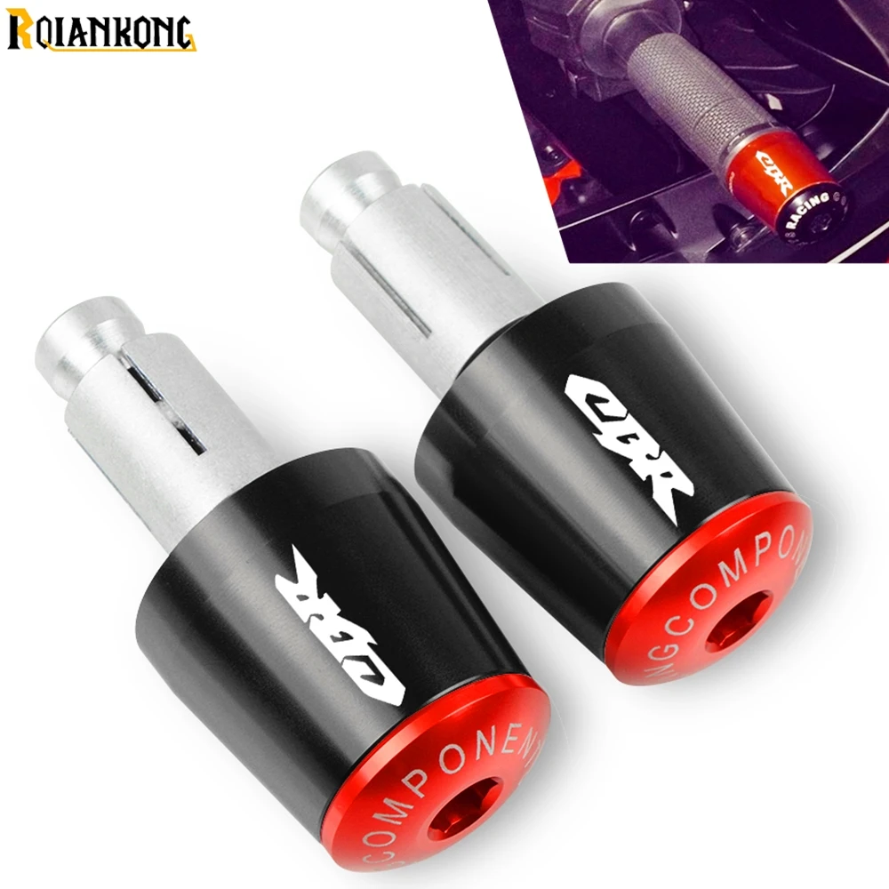 

For Honda CBR600RR CBR954RR CBR1000RR CBR500R CBR250RR CBR 600 954 1000 RR 22MM Handlebar Hand Grips Handle Bar End Cap Cover