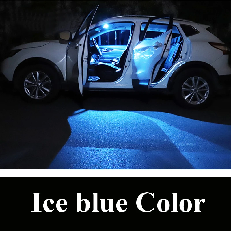 Renault Megane Scenic 501 W5W Blue Interior Door Bulb LED Trade Price Light 