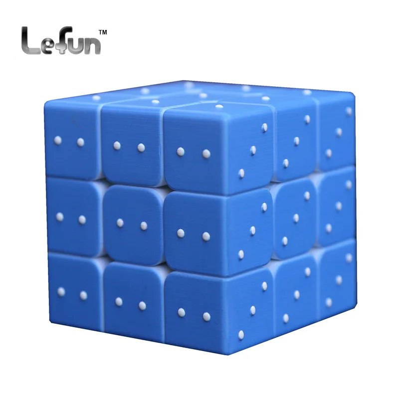 LeFun УФ печать 3x3 магические кубики скорость обучающая игрушка для детей твист взрослый обучающий инструмент высокое качество - Цвет: type c