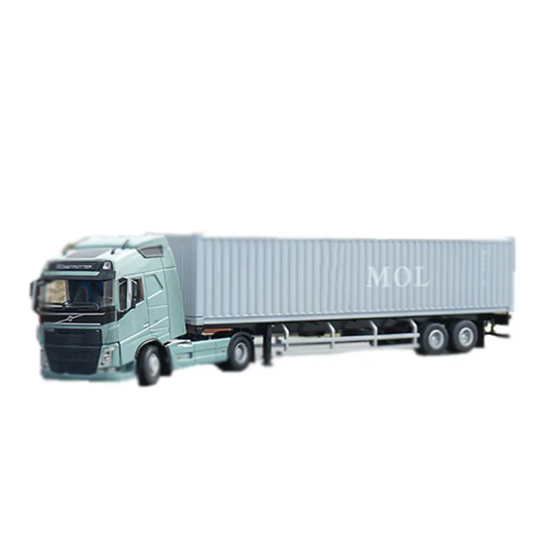 C 1/50 несколько типов сплав Isuzu Tow horse Maersk контейнер металлическая литая Игрушечная модель грузовика Подарочная детская коллекция дисплей - Цвет: C