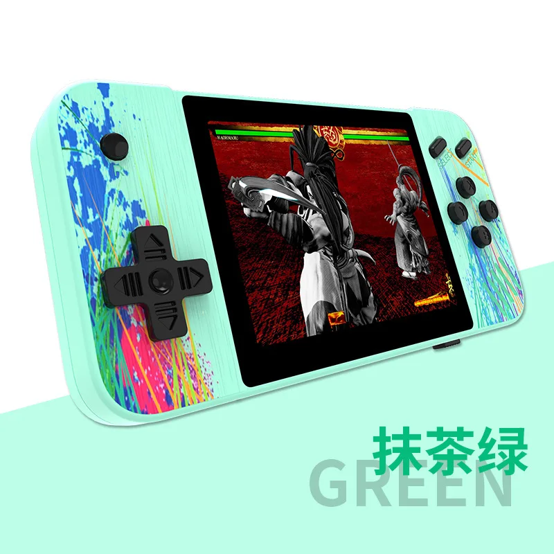 800 Retro Console Double Handheld Game Player Battery 3.0 Inch LCD Built-in 400 Video Games Gift for Kids Classic Videoconsolas 