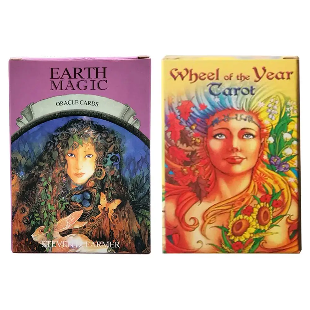 6 styles English Oracle Cards deck , Tarot Cards guidance divination fate board game card game for women