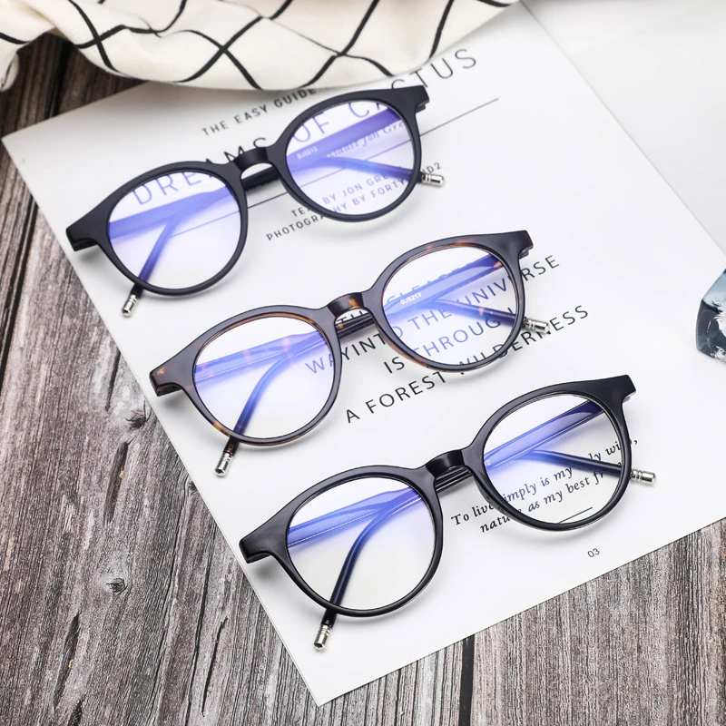 Blue Light Glasses for Women Round Glasses Men Vintage Fake Eyeglasses for Computer Optical Reading Eyewear Fashion Lunettes blue light glasses women