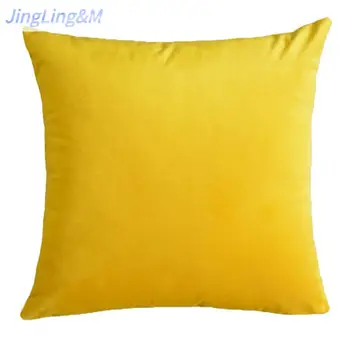 

Cushion Cover, Solid Color Velvet Coreless Soft Skin-friendly Square Cushion Cover, Suitable For Home Decoration