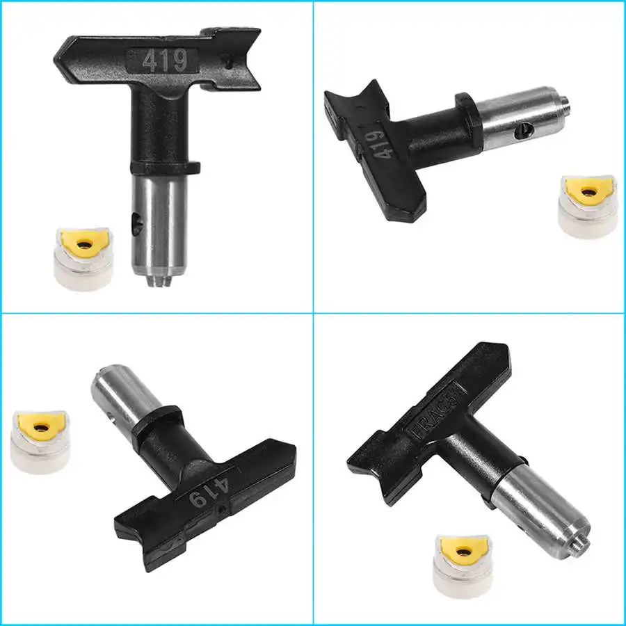 Spray Gun Reversible Tungsten Steel Airless Paint Spray Gun Tip Nozzle Accessoies Useful Tool Black Paint Gun glue gun argos