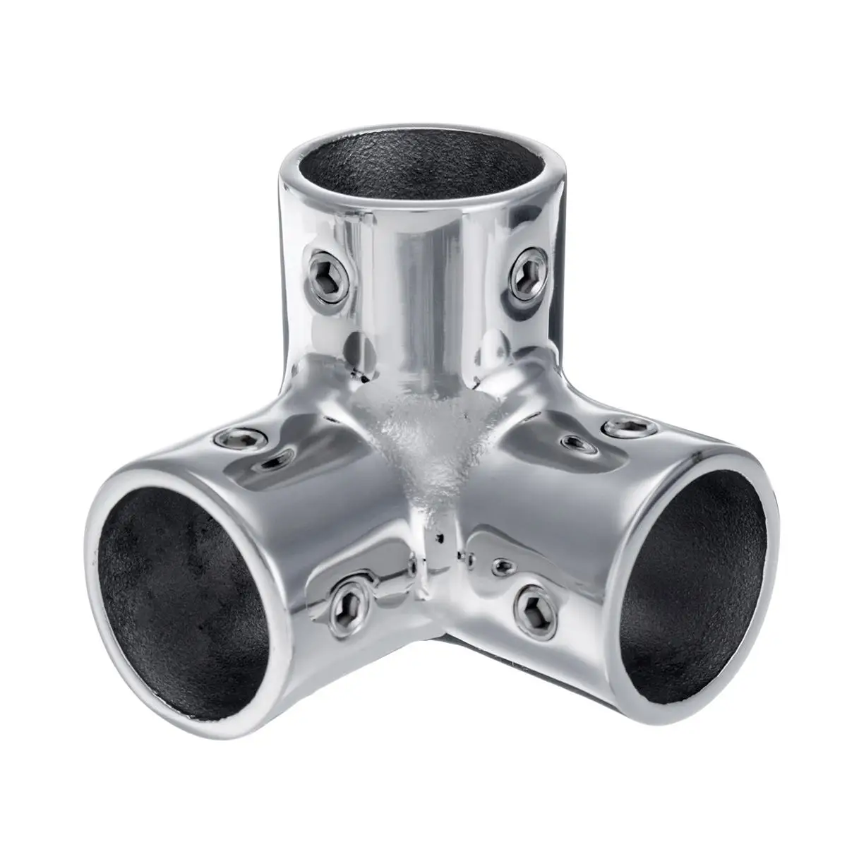 Прочная лодка 3-сторонний Выход 90 ° трубы разъем 316 Нержавеющая сталь морская яхта трубы разъемы 22/25 мм зеркальная полировка морского оборудования